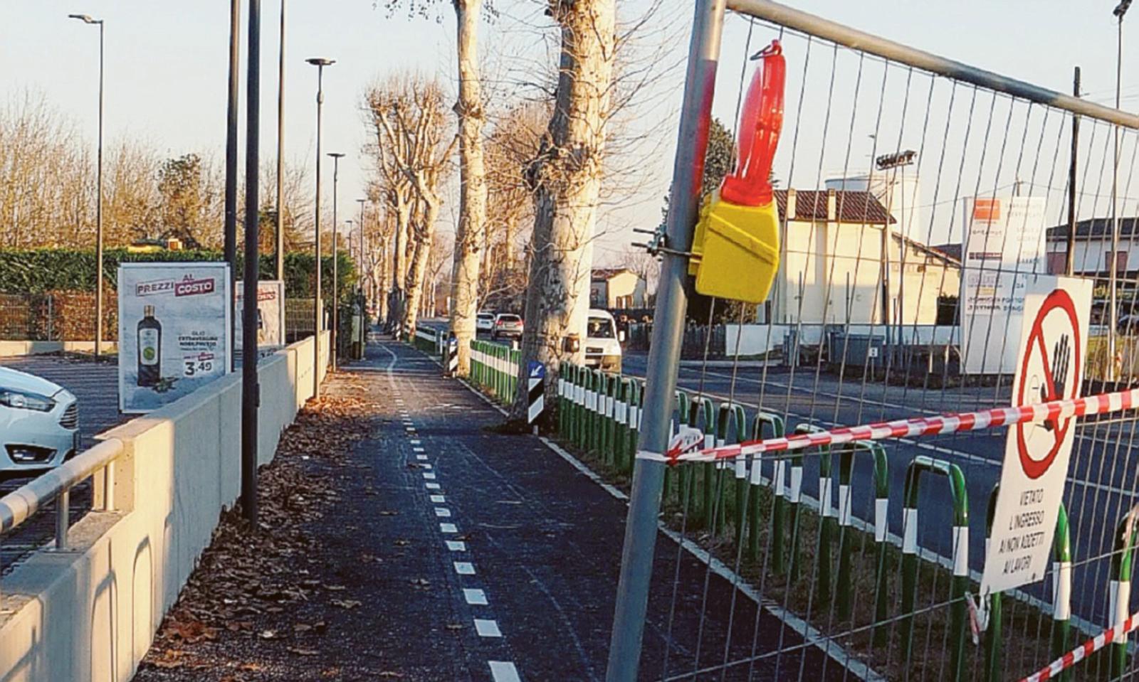 I lavori per le ciclabili sono... al palo
