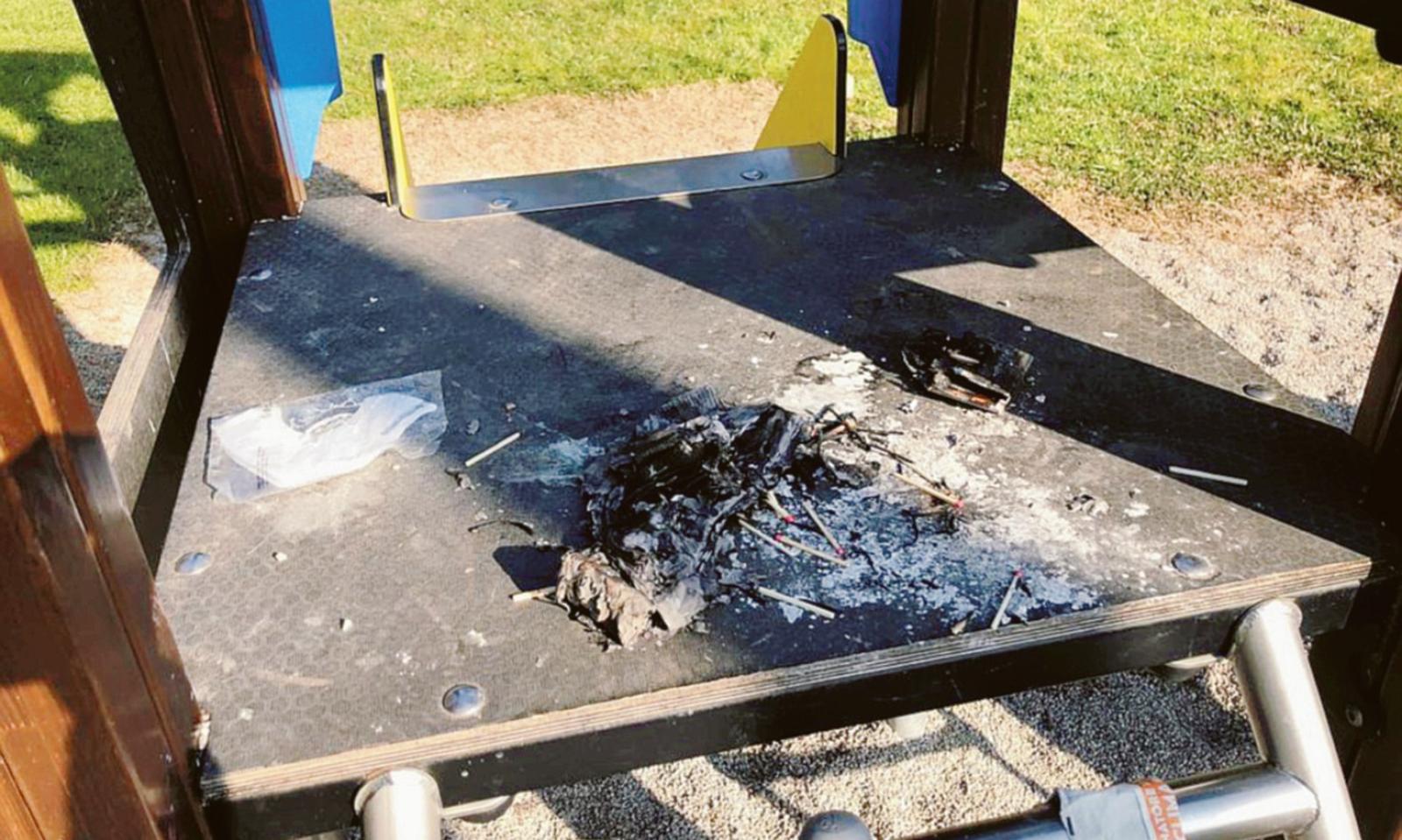 Incivili in azione al parco giochi