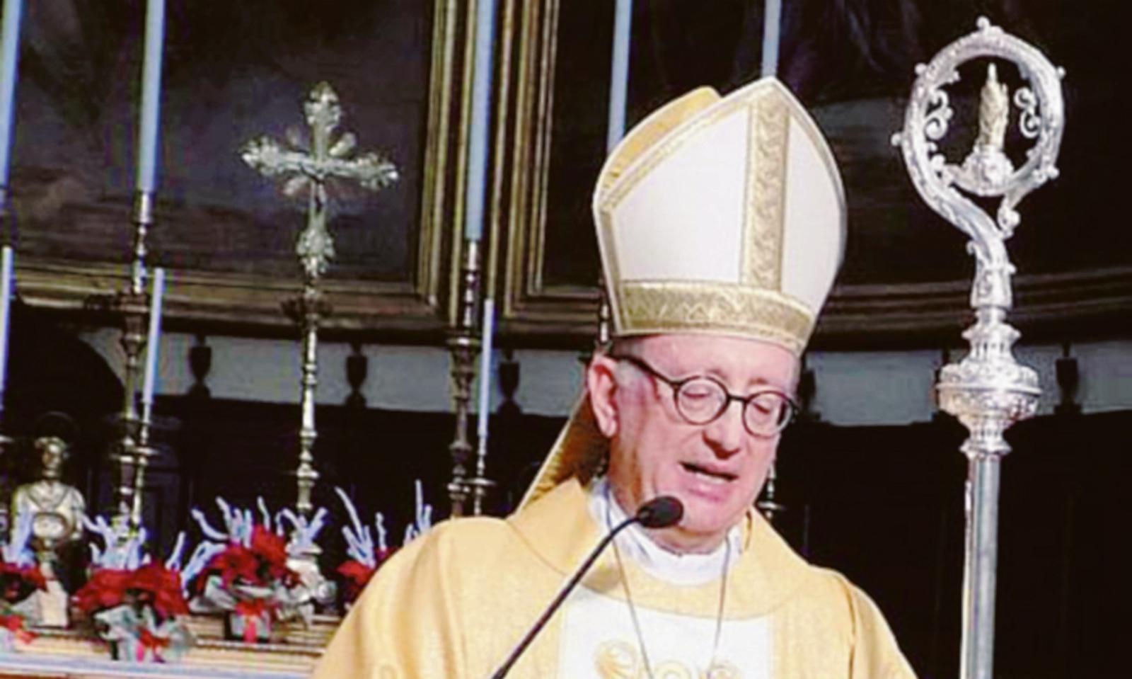 La messa del vescovo per ricordare Papa Benedetto XVI