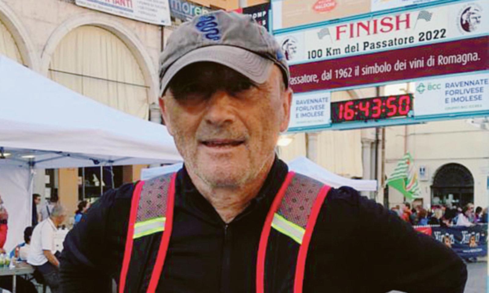 Faenza - Firenze, a piedi: Roberto ce l'ha fatta!