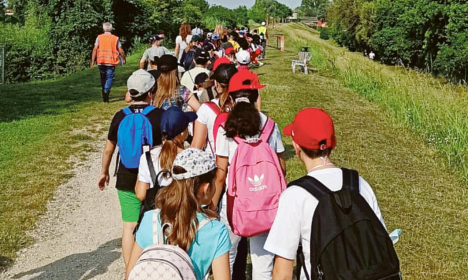 Alunni a lezione in Artessura