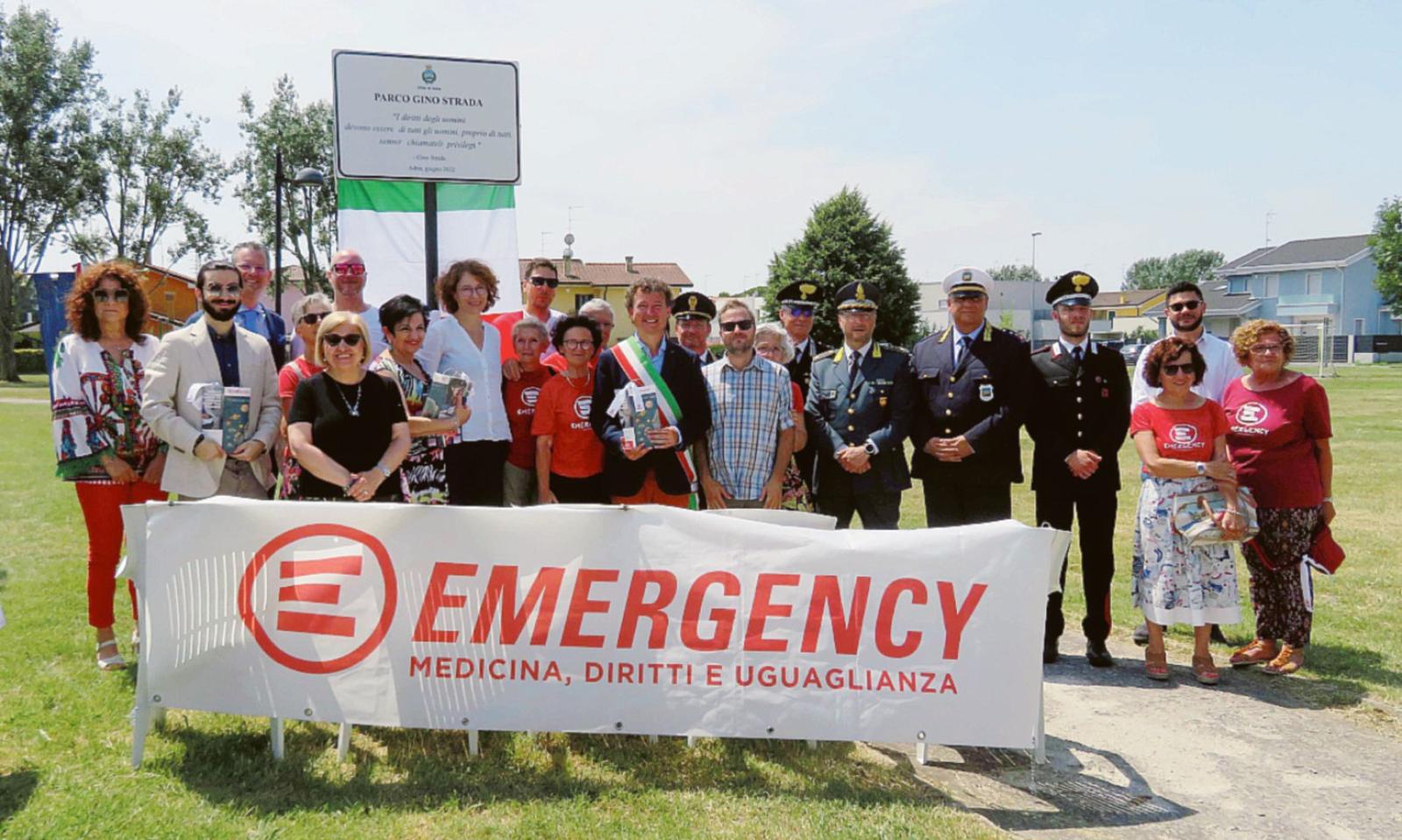 Il parco ora porta il nome di Gino Strada