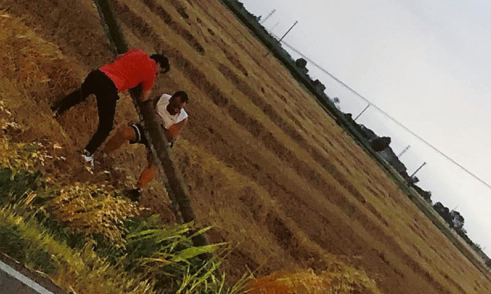 Bufera abbatte i pali, il sindaco corre a sistemarli