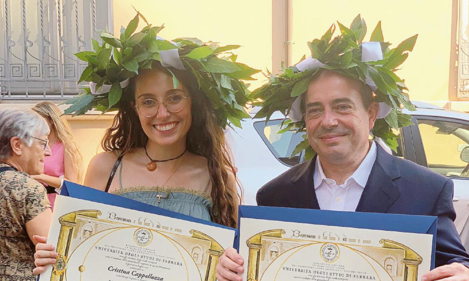 Pap&agrave; e figlia si laureano insieme