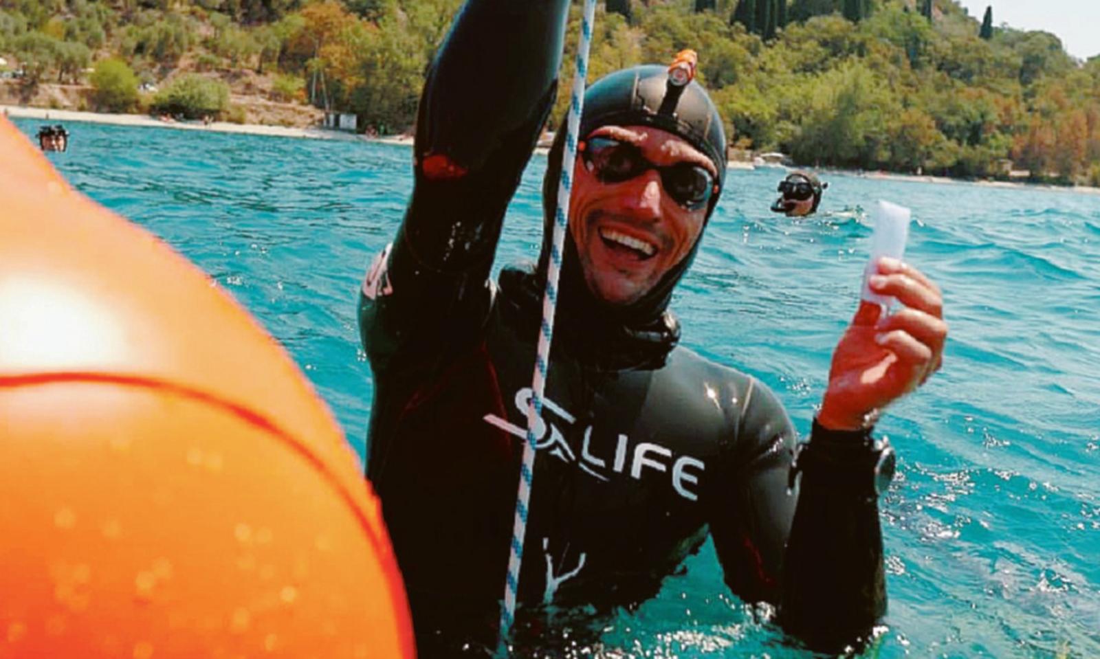 Scende a 72 metri, il record mondiale &egrave; adriese