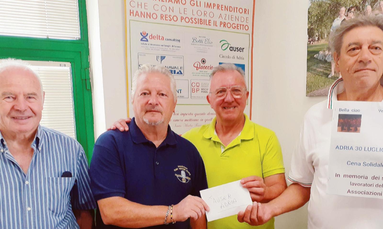 Beneficenza nel ricordo dei soci