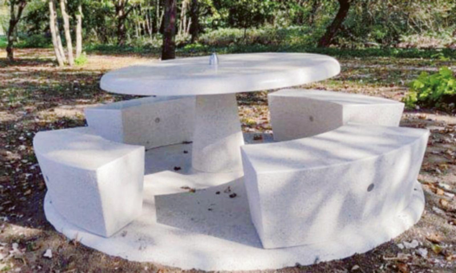 Arrivano nuovi arredi nel parchi