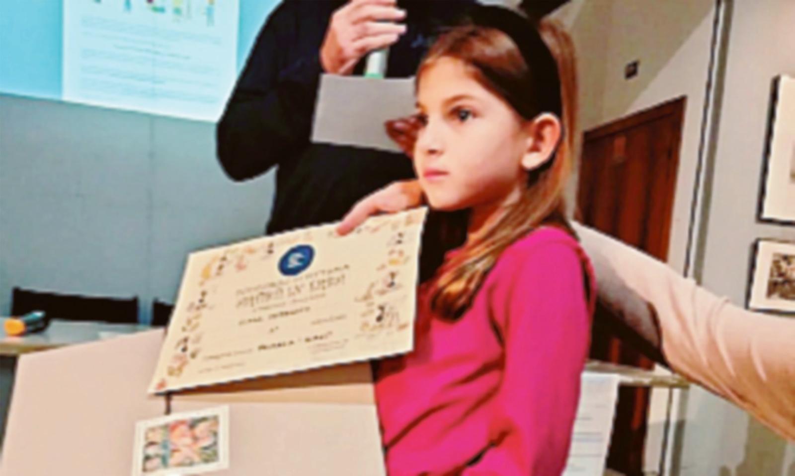 Due fratellini sul podio del premio &ldquo;Artisti in erba&rdquo;