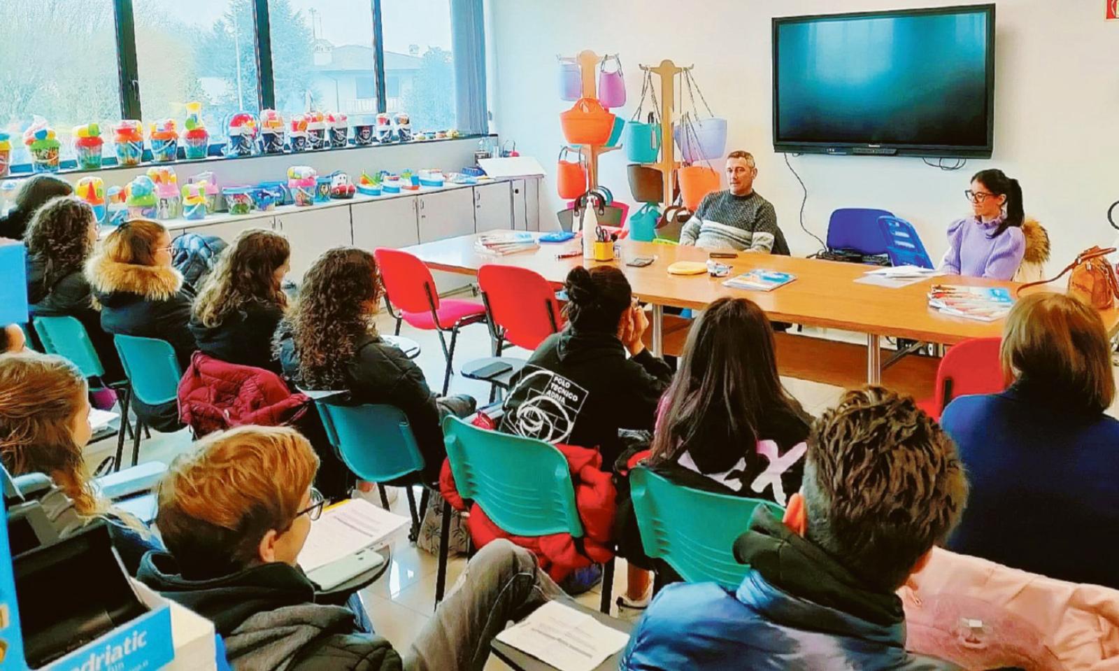 Polo tecnico, preziosa lezione in azienda