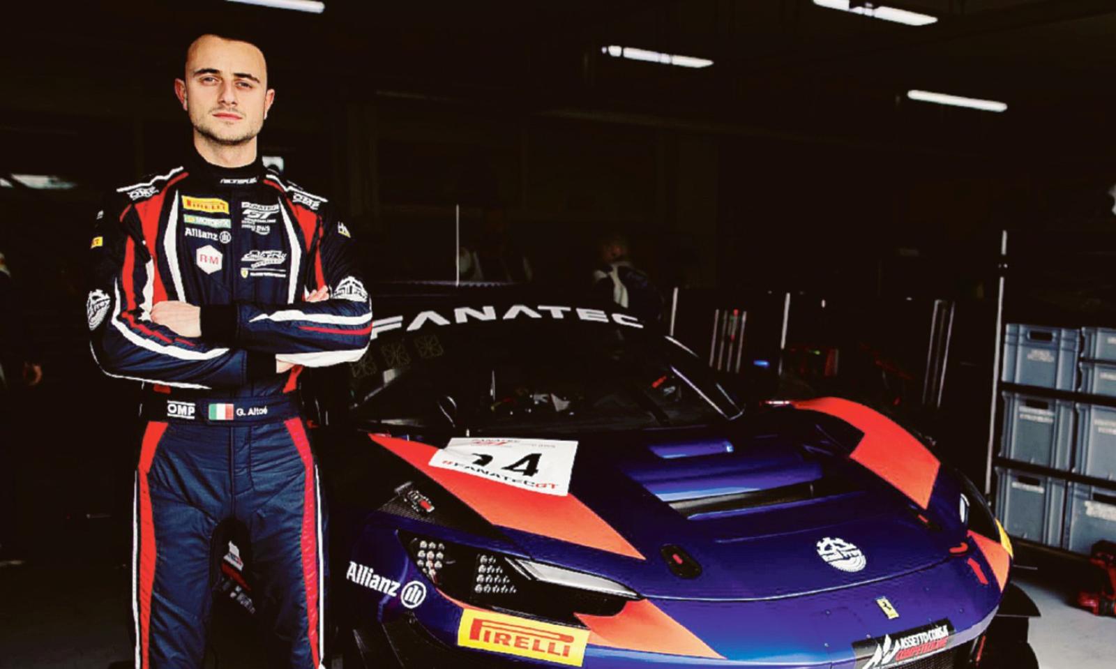 Alla guida della Ferrari c'&egrave; Giacomo Alto&egrave;