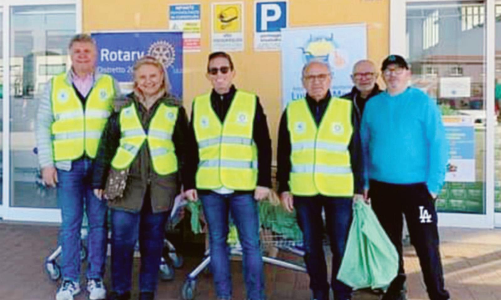 Un successo la colletta alimentare del Rotary