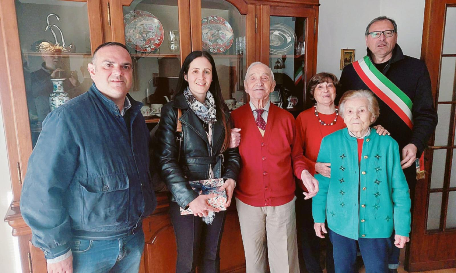 Nonno Umberto piazza il record: sono 106!