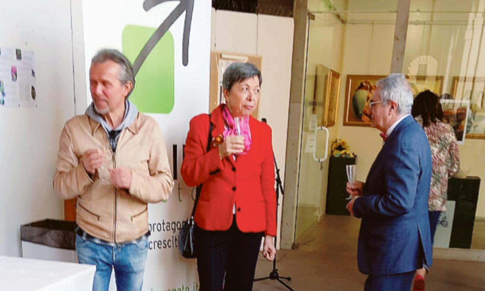 In piazzetta le mostre di Pellegrini e Bernecoli