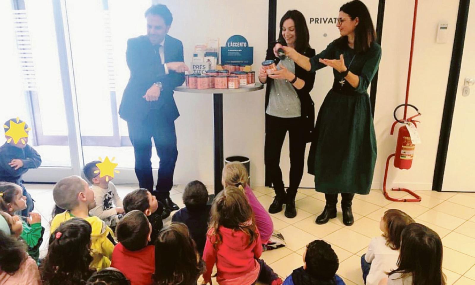 Le &ldquo;formichine&rdquo; in visita alla filiale