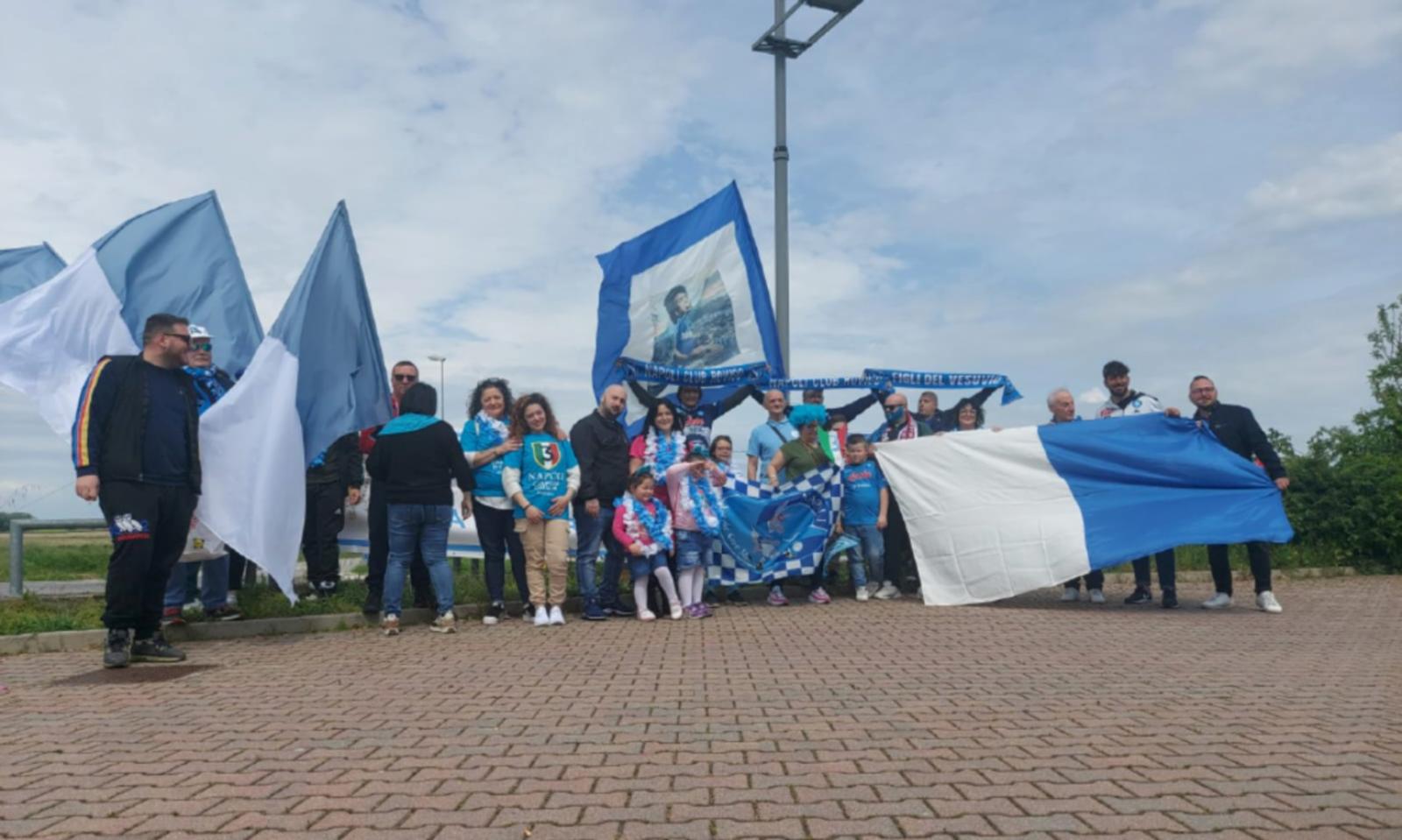 Esultanza azzurra per lo scudetto