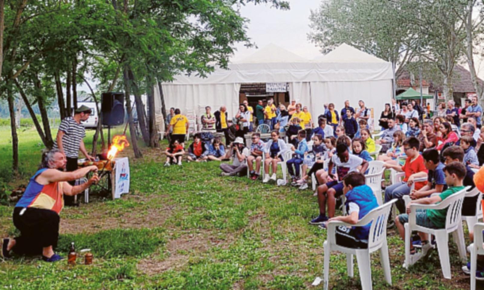 Un grande successo per il circo lungo il Po