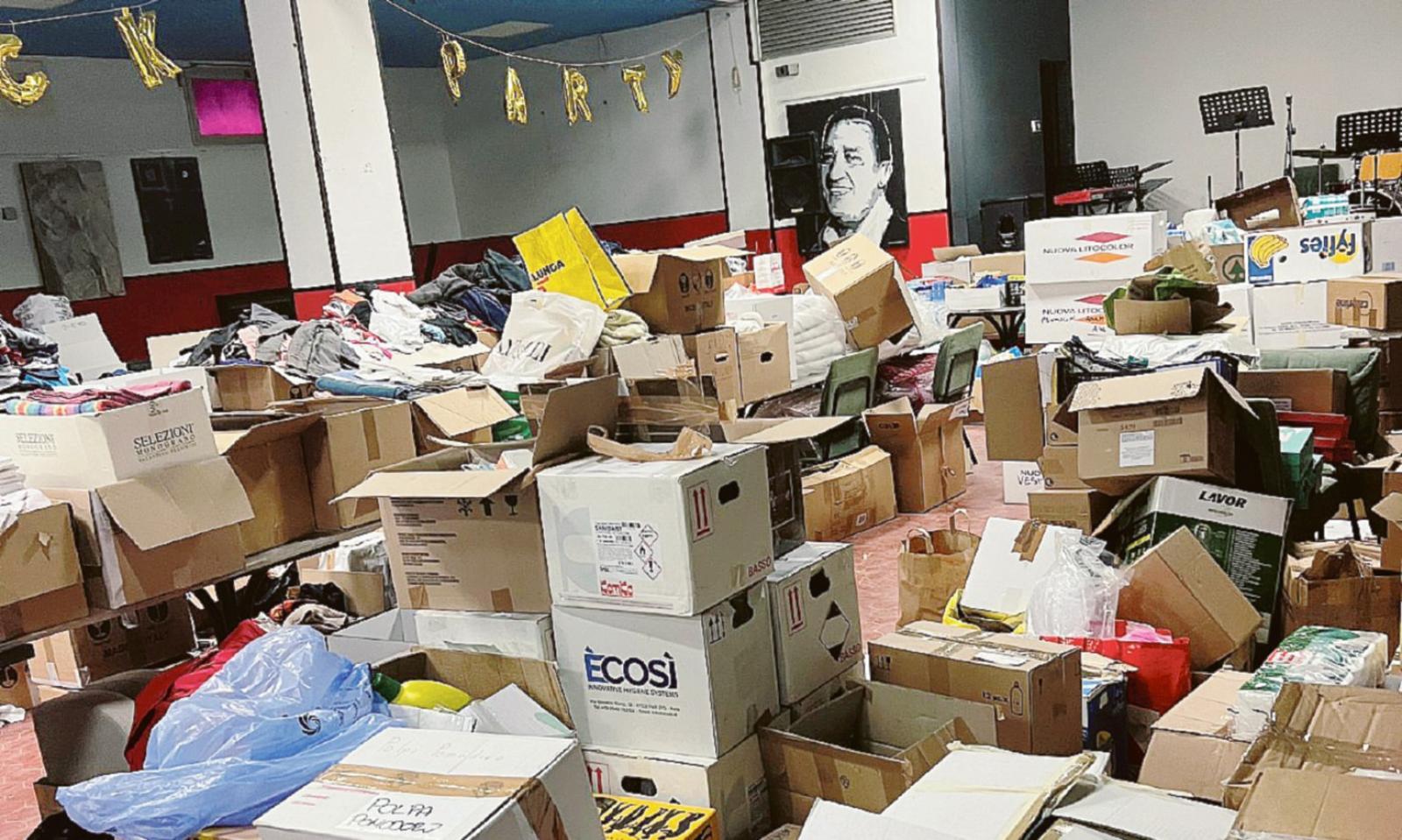 Una montagna di aiuti per la Romagna