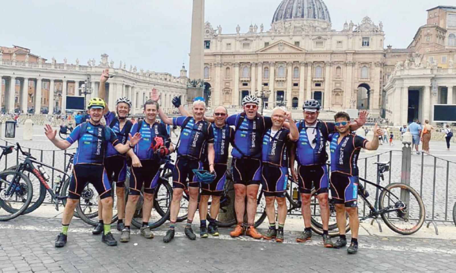 In bici sulla Francigena