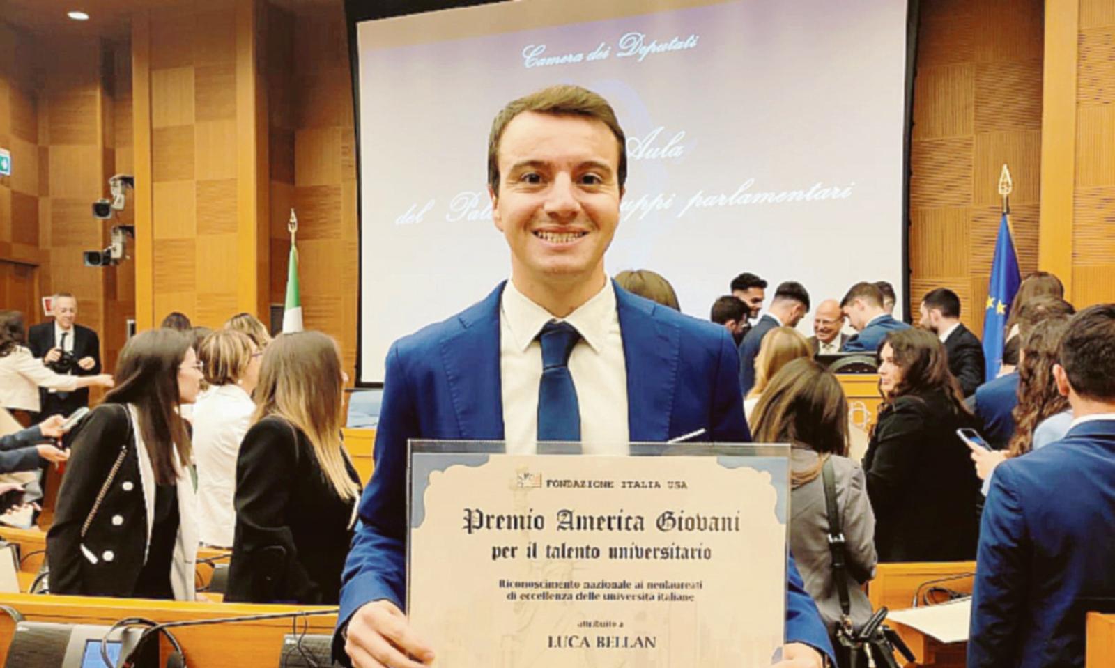 Bellan, altro riconoscimento