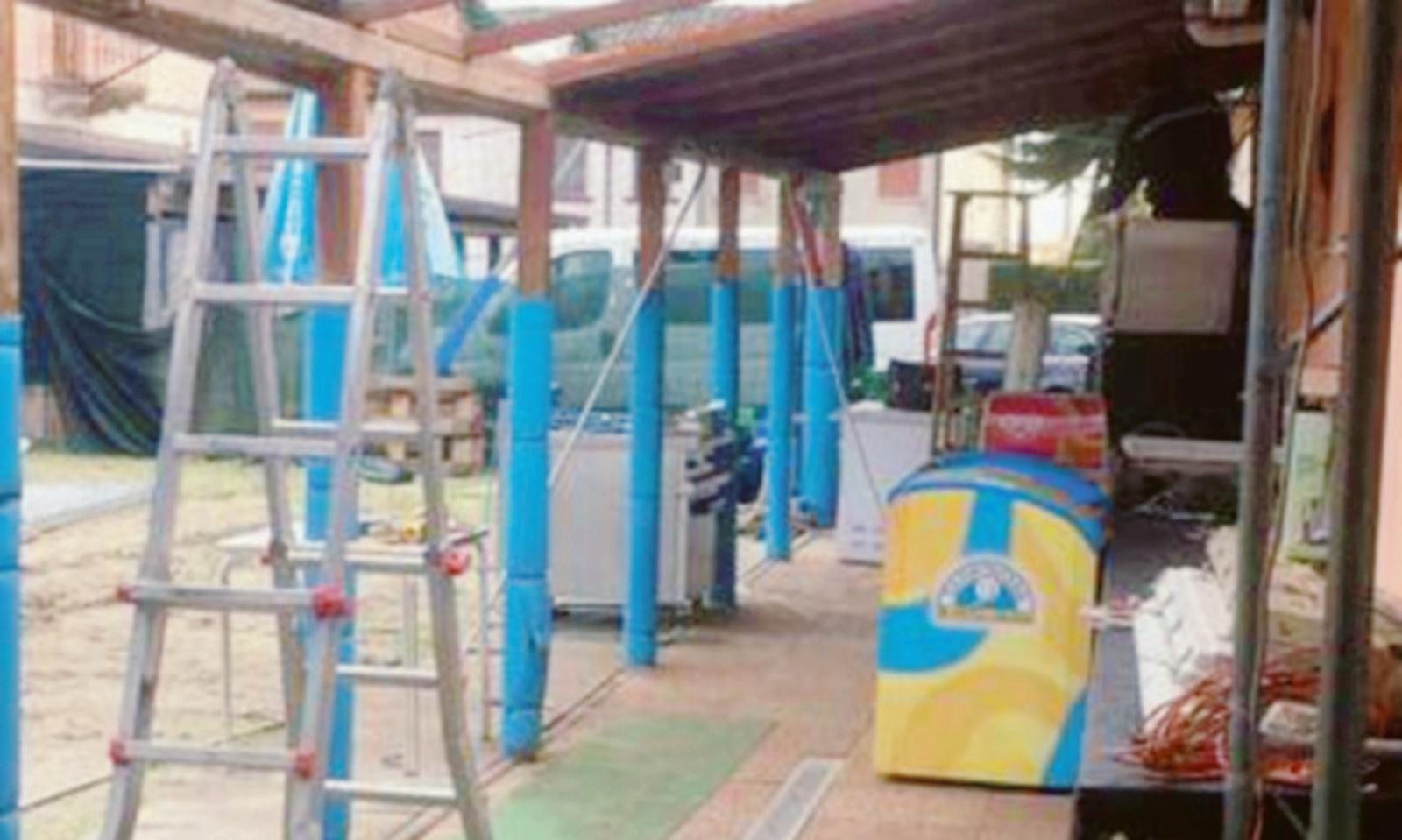 Un falco abbandonato 