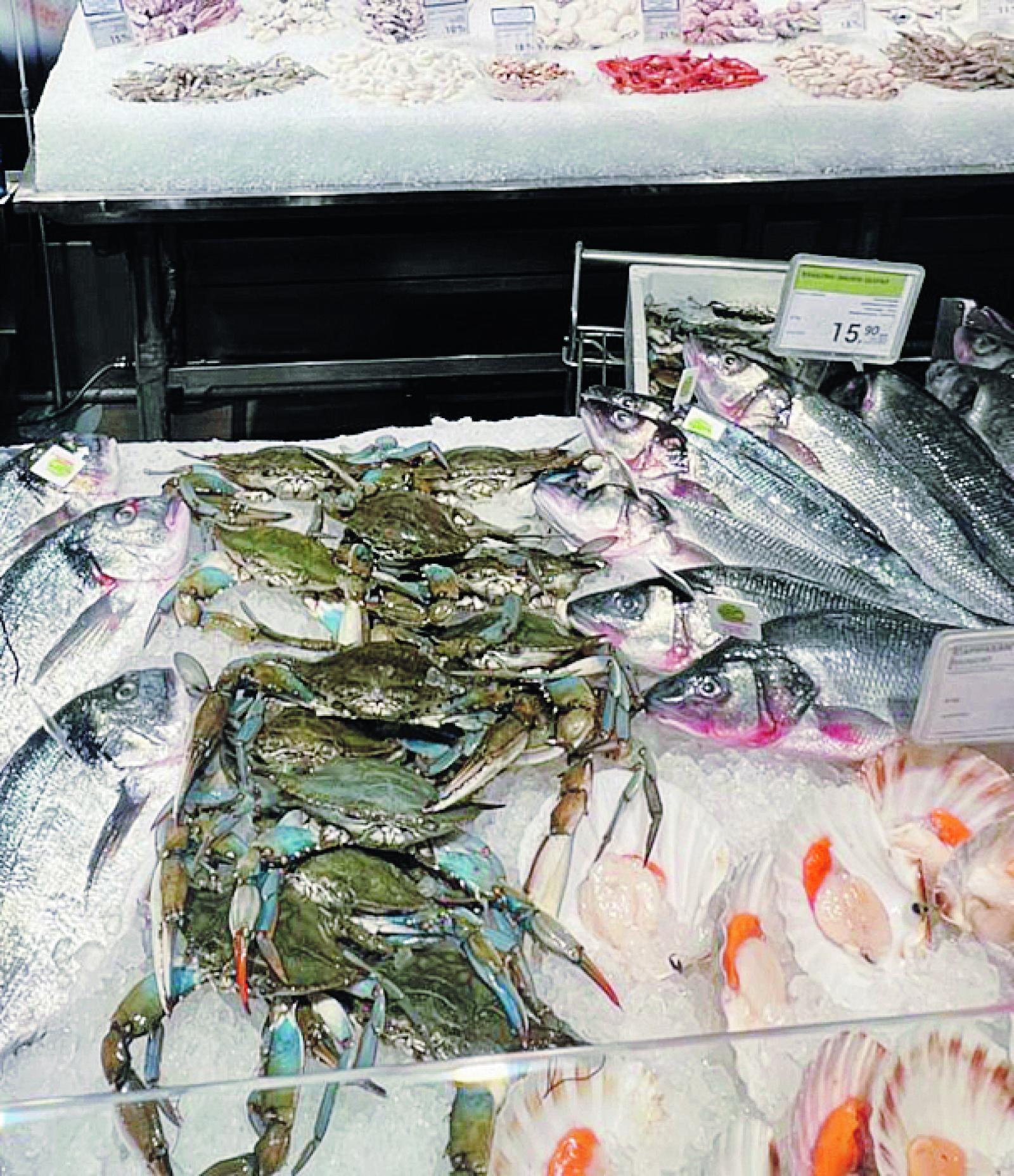 Il granchio blu nei supermercati