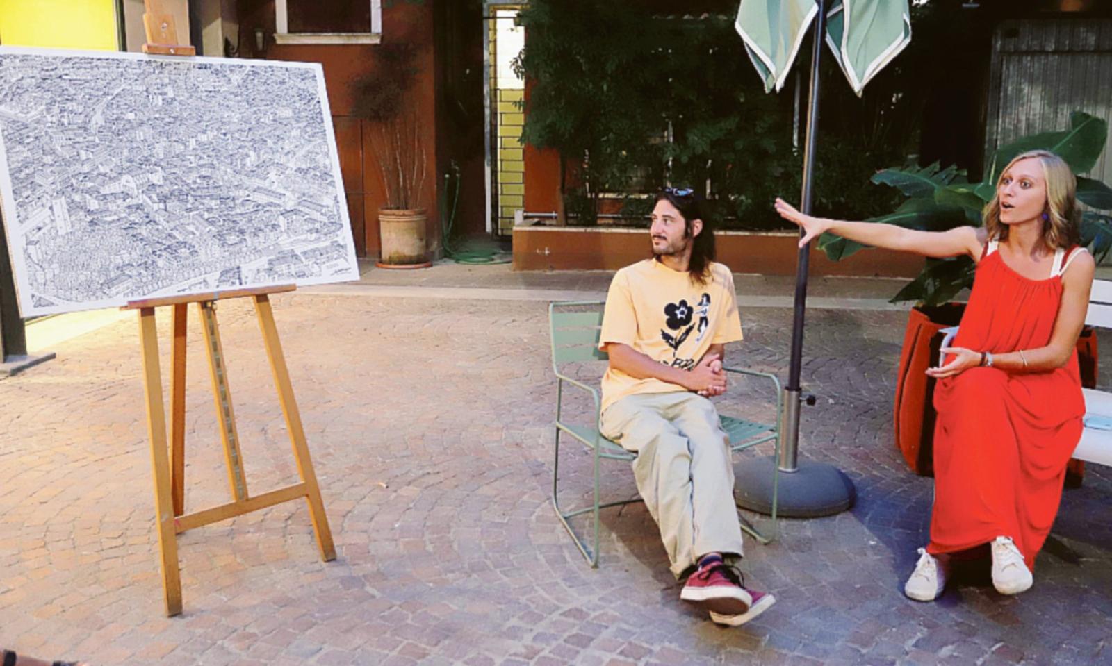 Il bello di Rovigo sui muri di Borsea