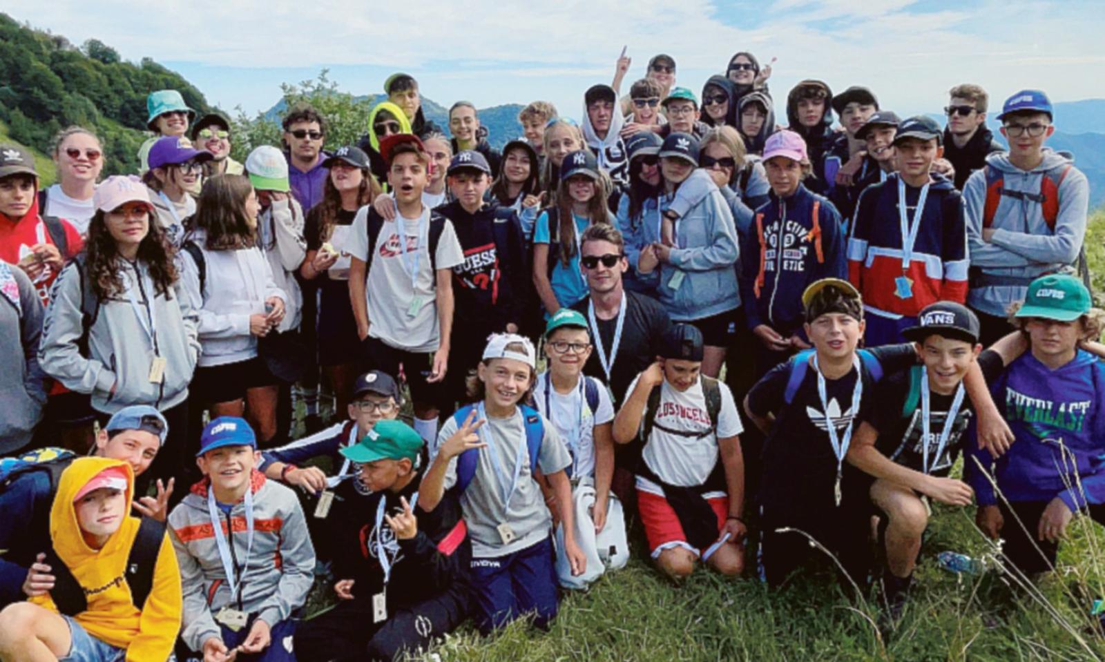 Campo scuola tra le montagne