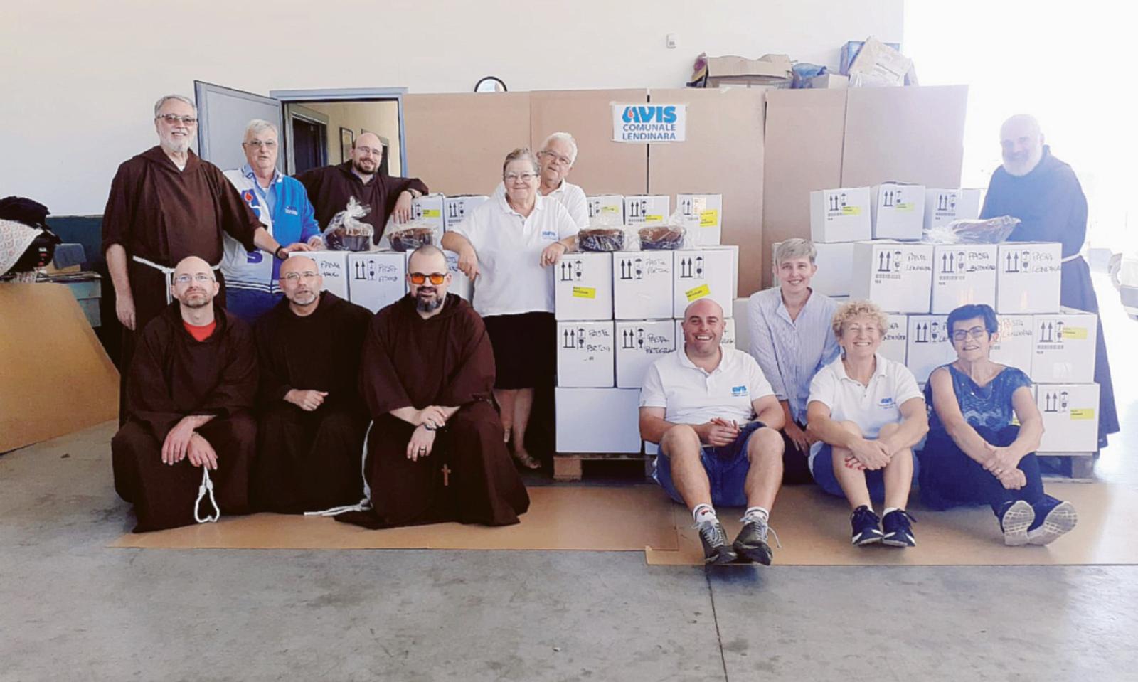 Una raccolta benefica da 20 quintali