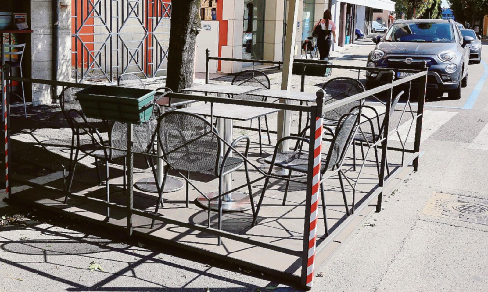 Plateatici invernali, soluzione vicina