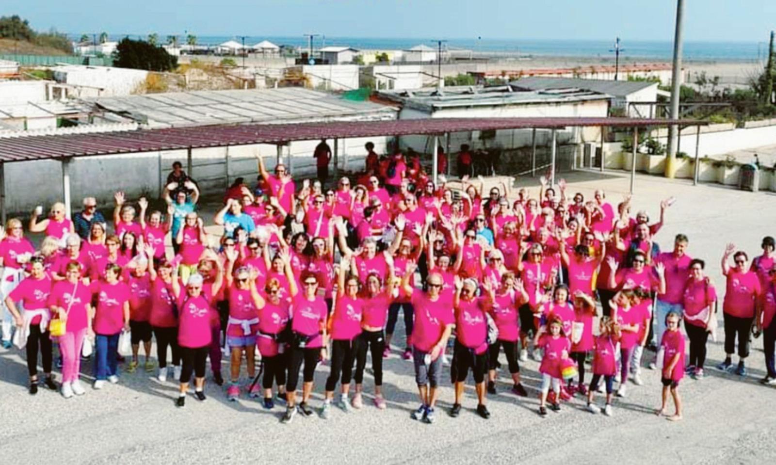 Camminata rosa, che successo!