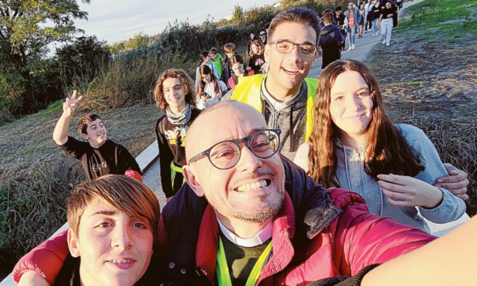 Giovani pellegrini di san Rocco