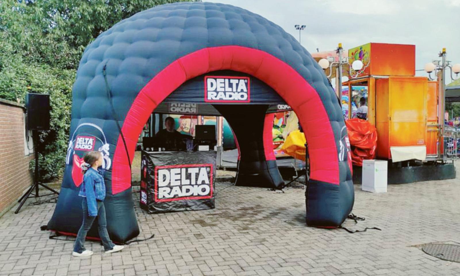 Ci saranno anche i microfoni di Delta Radio!