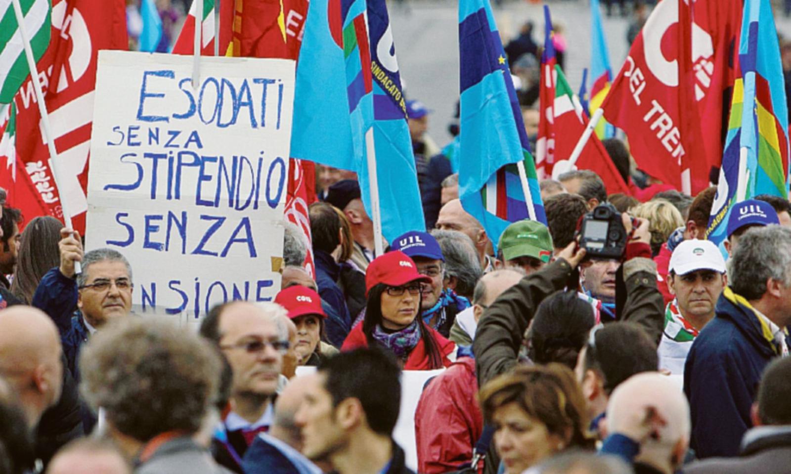 Oggi il corteo dei sindacati