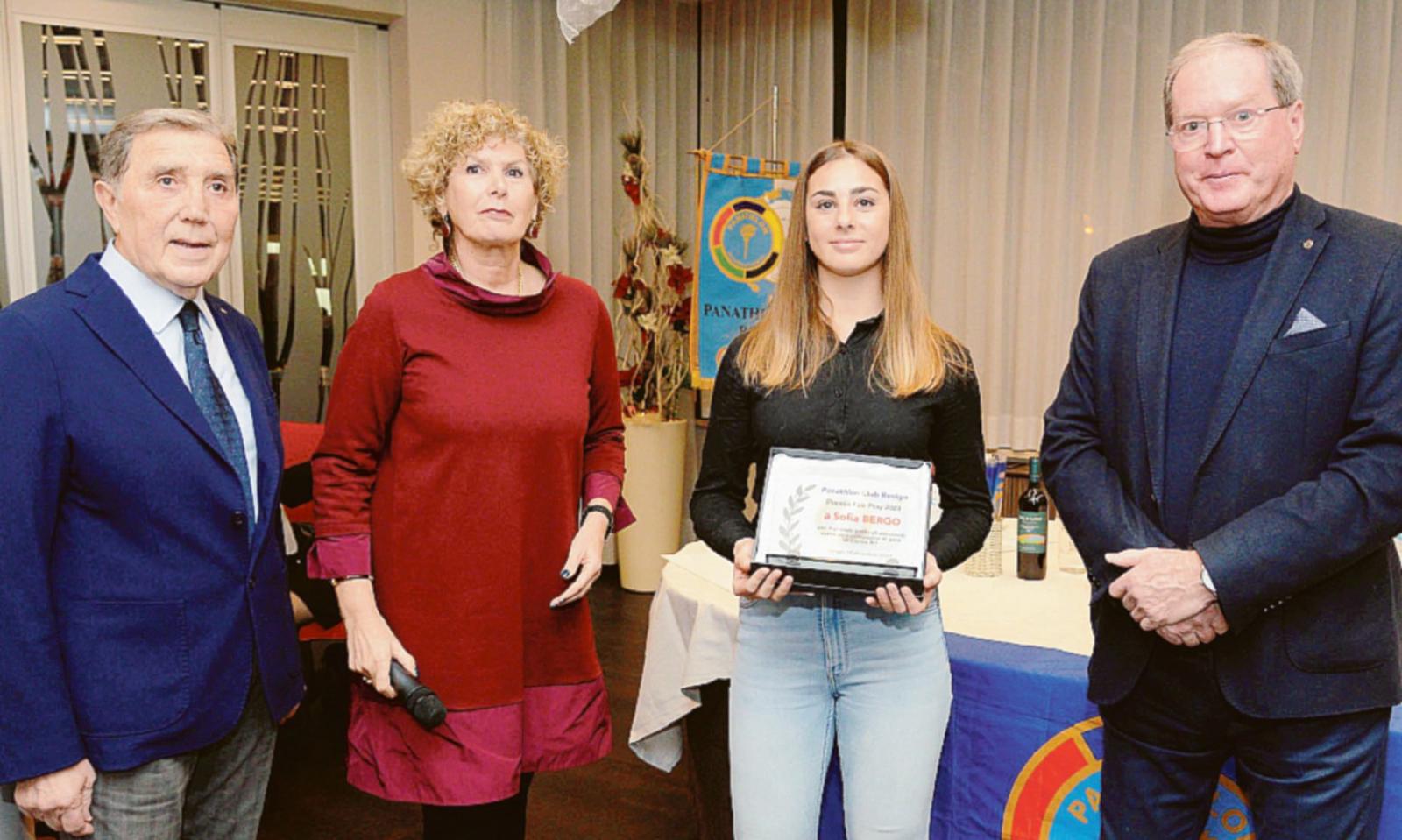 Sofia: terza in gara, prima nella vita