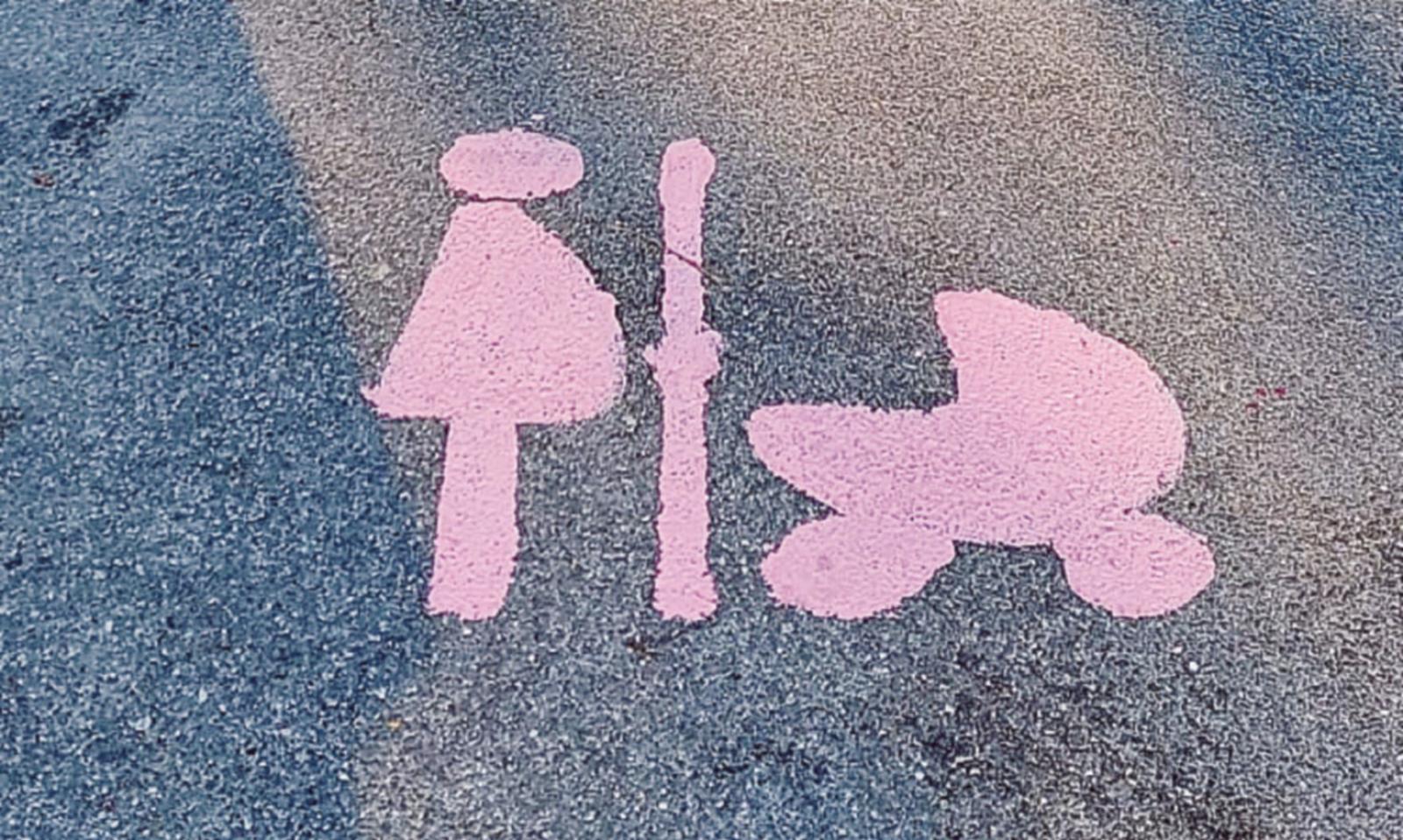 Parcheggi in rosa nel cuore del paese