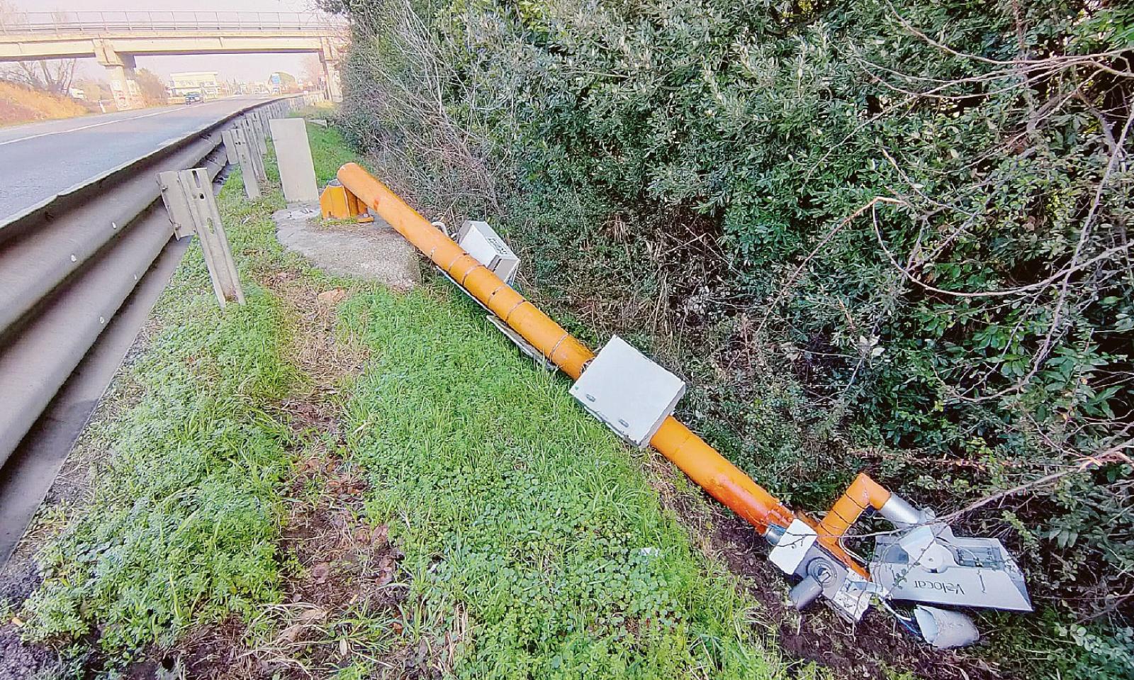 Il velox in Romea torna al suo posto