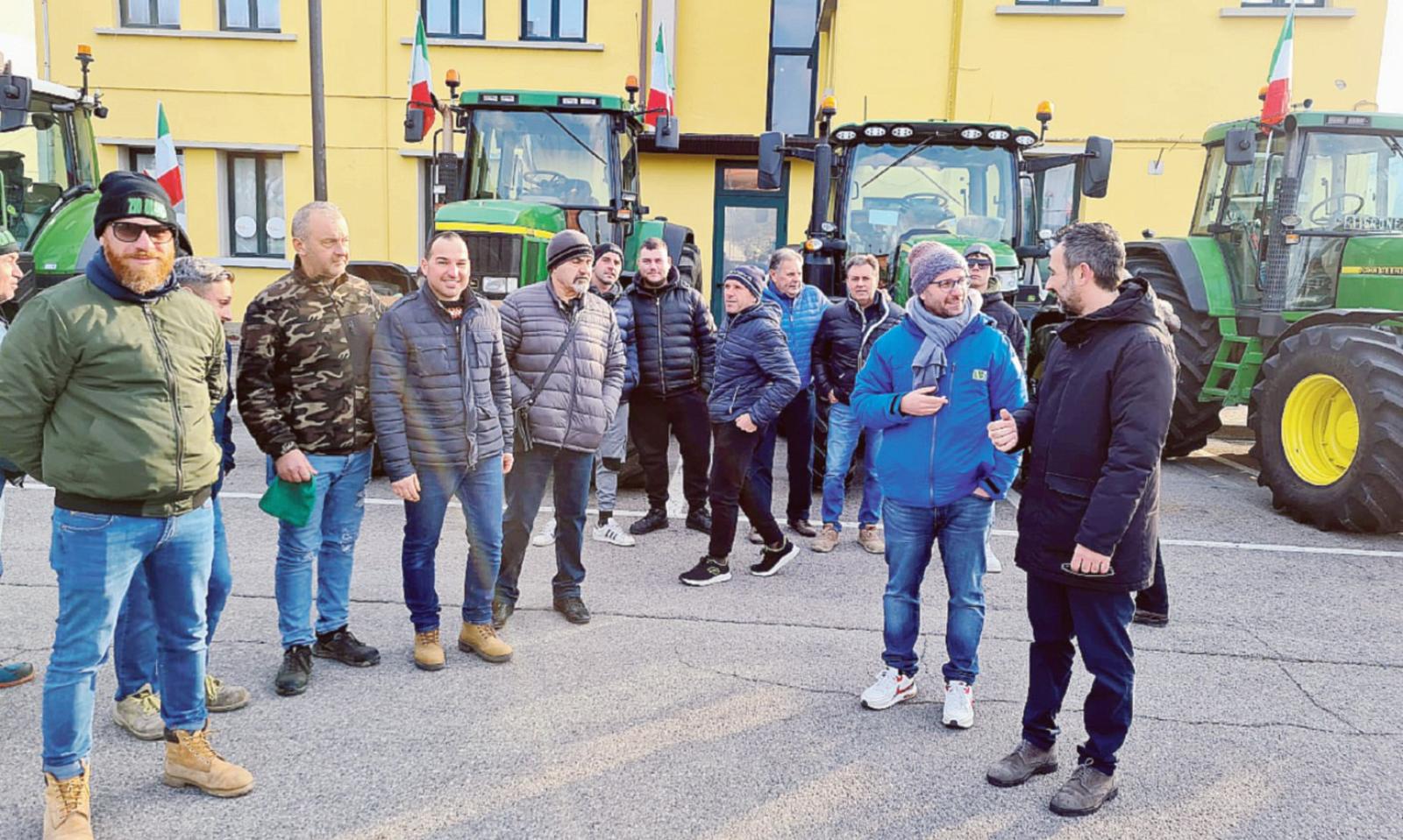 In piazza la rabbia degli agricoltori