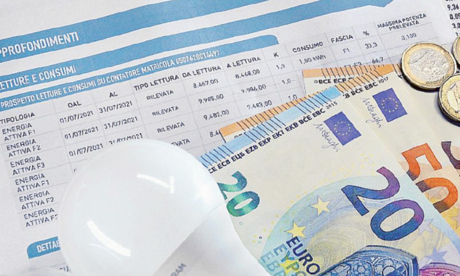 In calo il costo dell'energia,