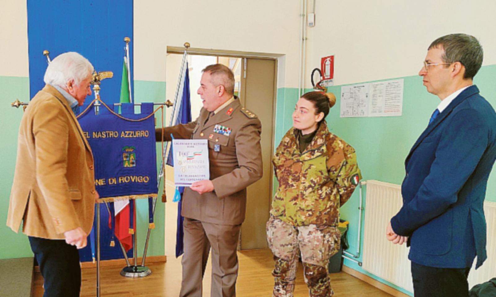 Esercito e nastro azzurro 