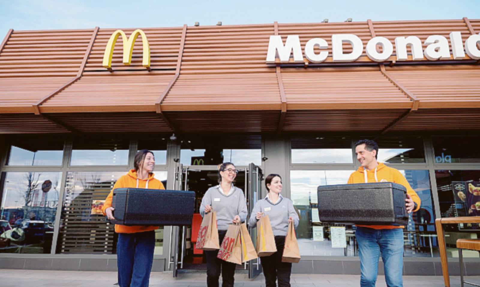 Da McDonald&rsquo;s 50 pasti a settimana per i poveri