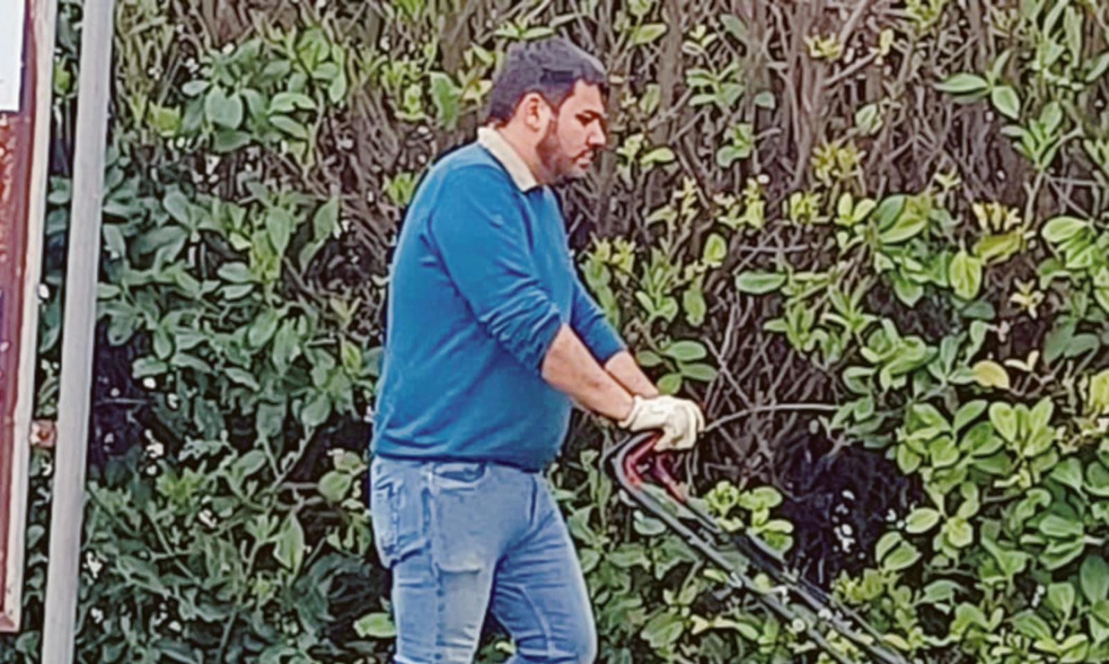 Il sindaco taglia l'erba di persona, scoppia la bufera