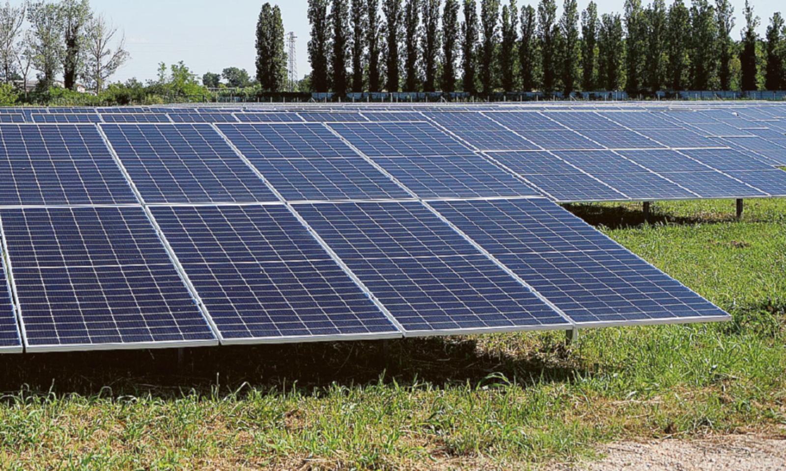 Solare, nuovi progetti su 136 ettari