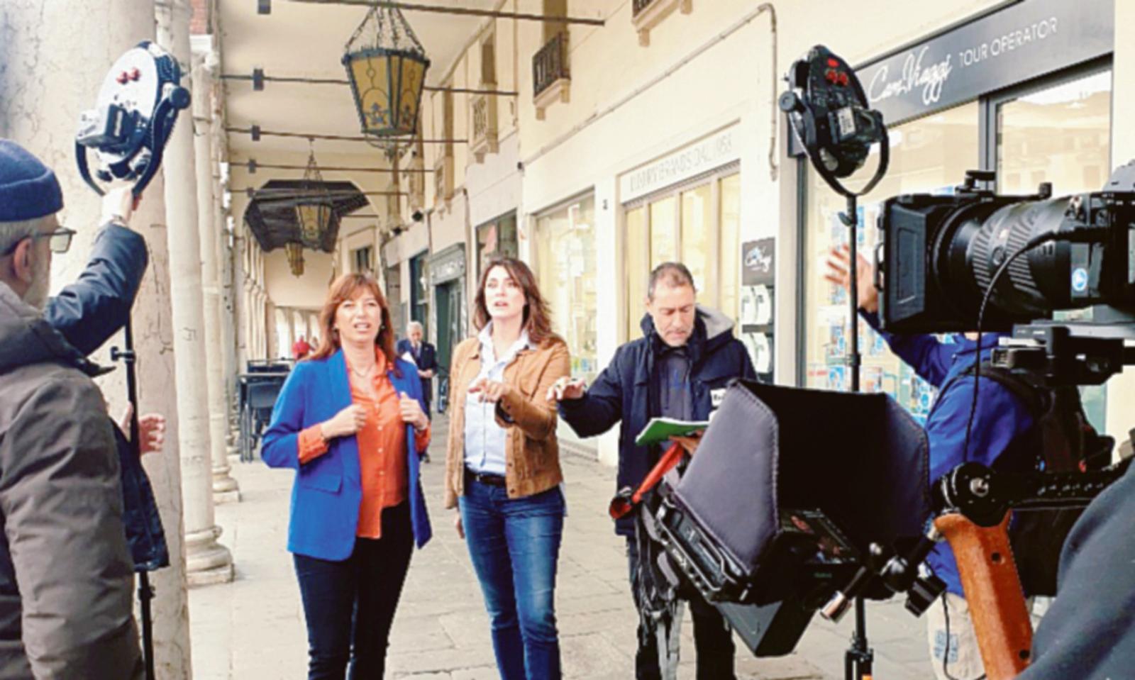 Rai 1 per le vie del centro