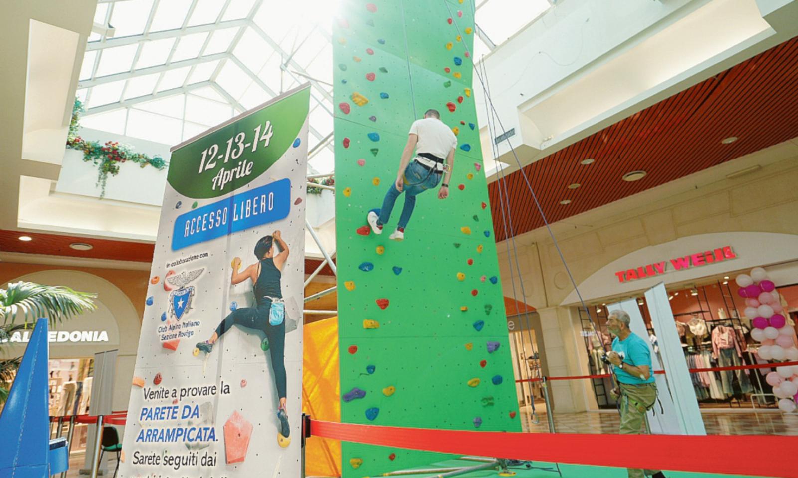 Una megaparete da arrampicata in Fattoria