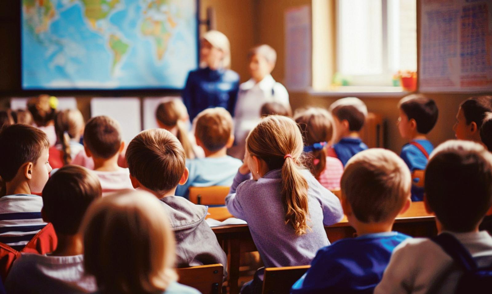 Il vescovo benedice lo ius scholae