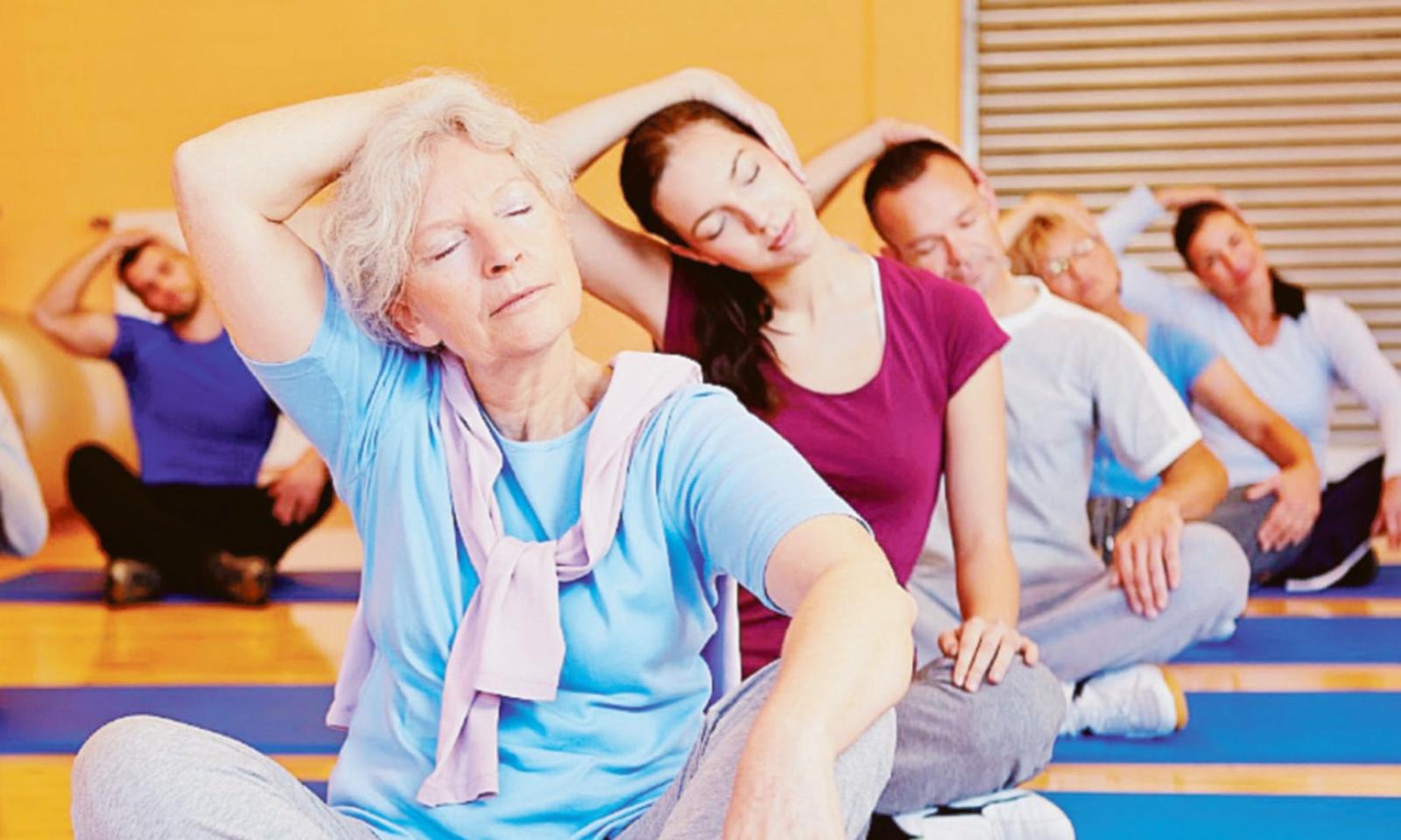 Parte il corso di ginnastica dolce