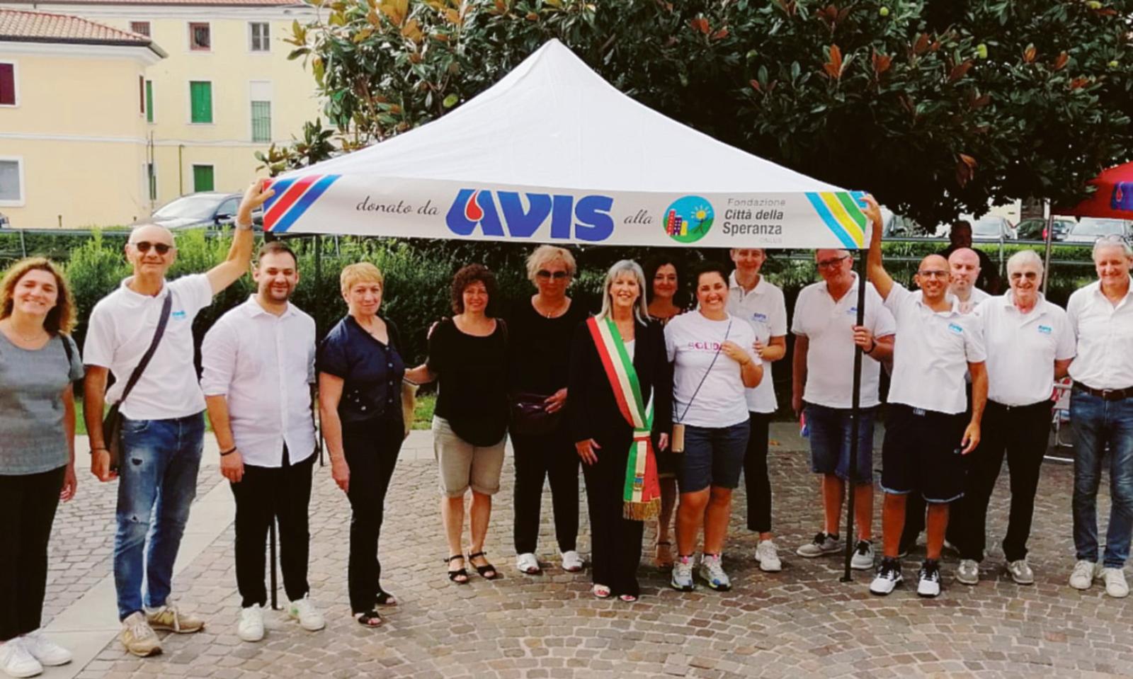 Un gazebo per Citt&agrave; della Speranza