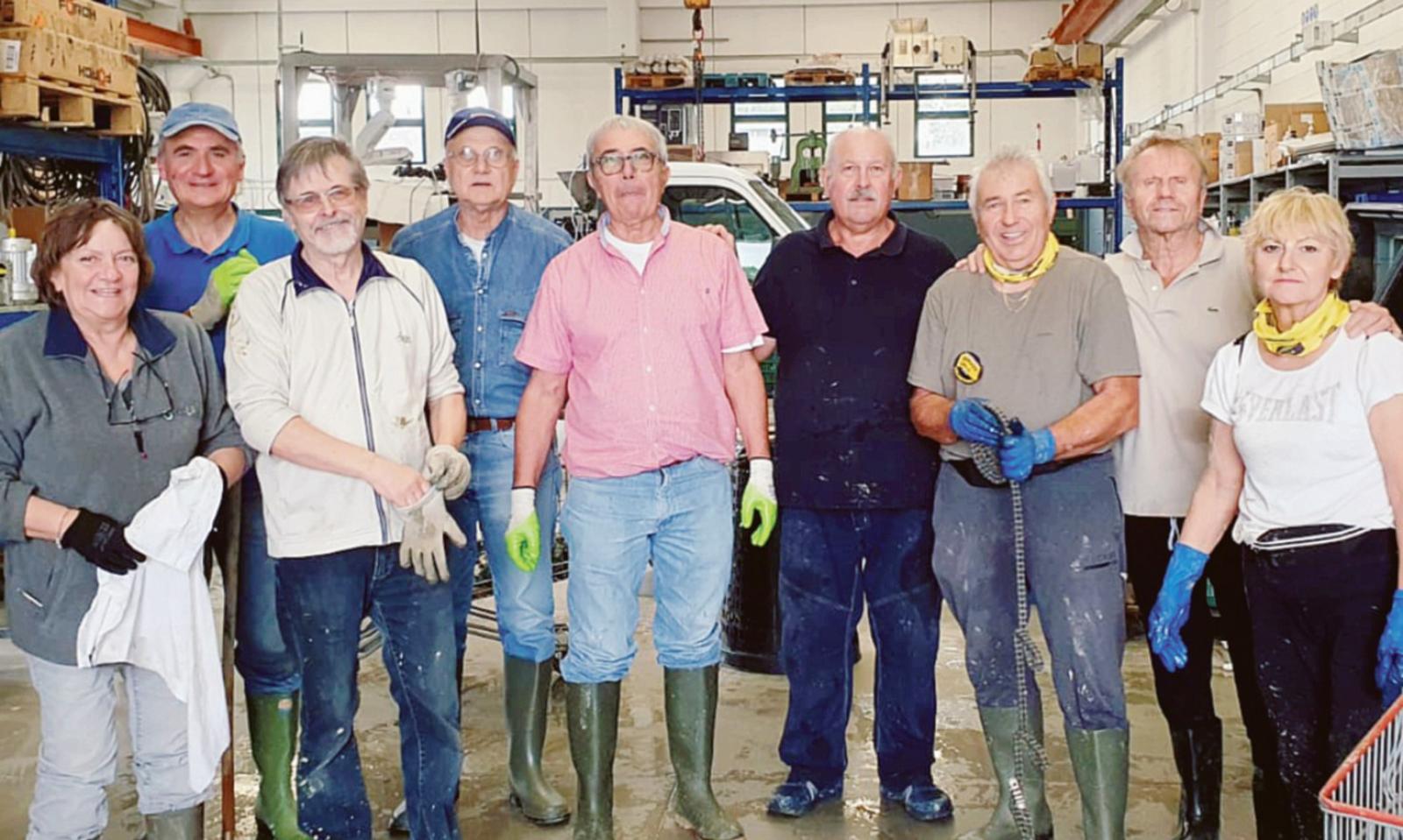 Da Rovigo alla Romagna per aiutare