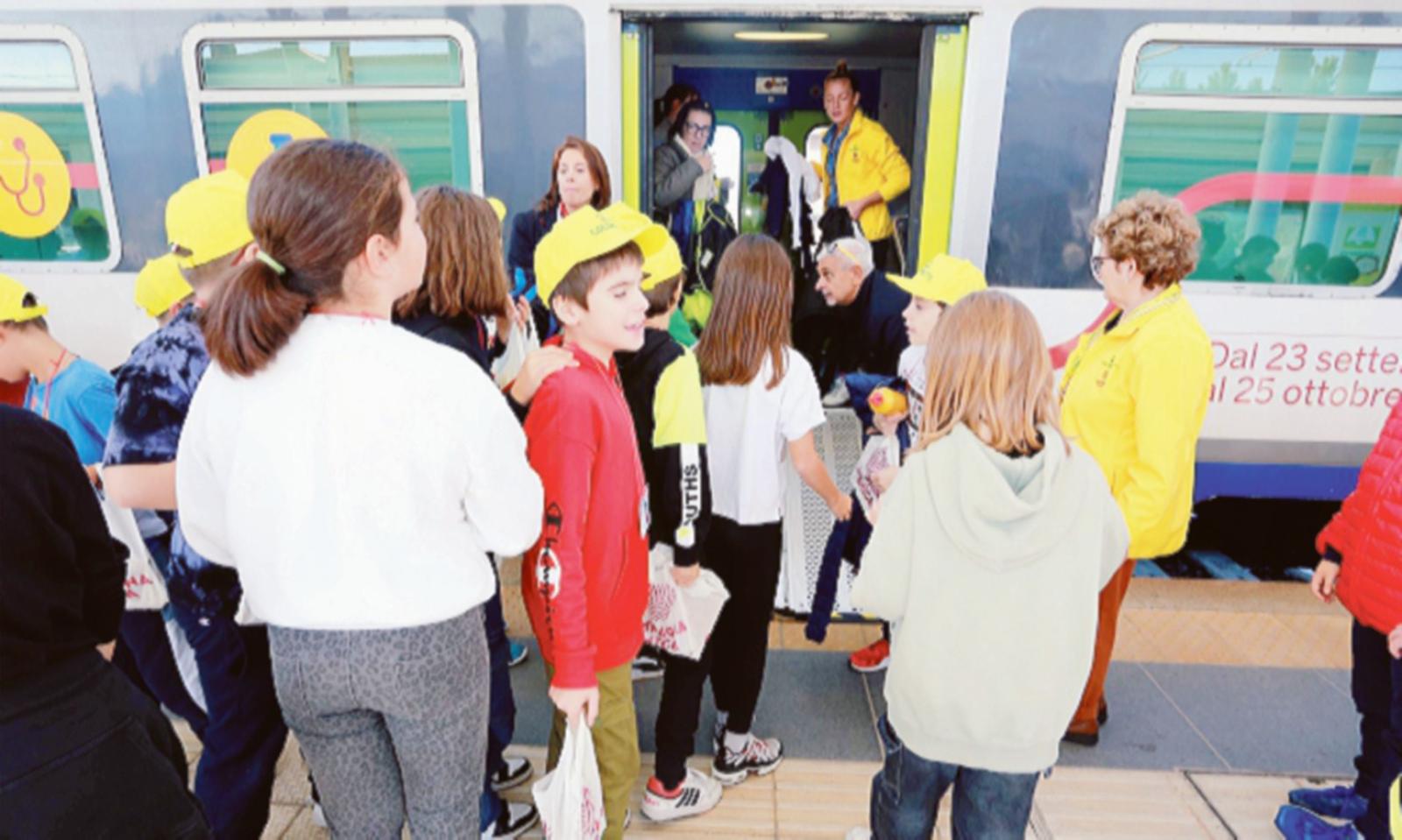 Sul treno della salute prevenzione e visite