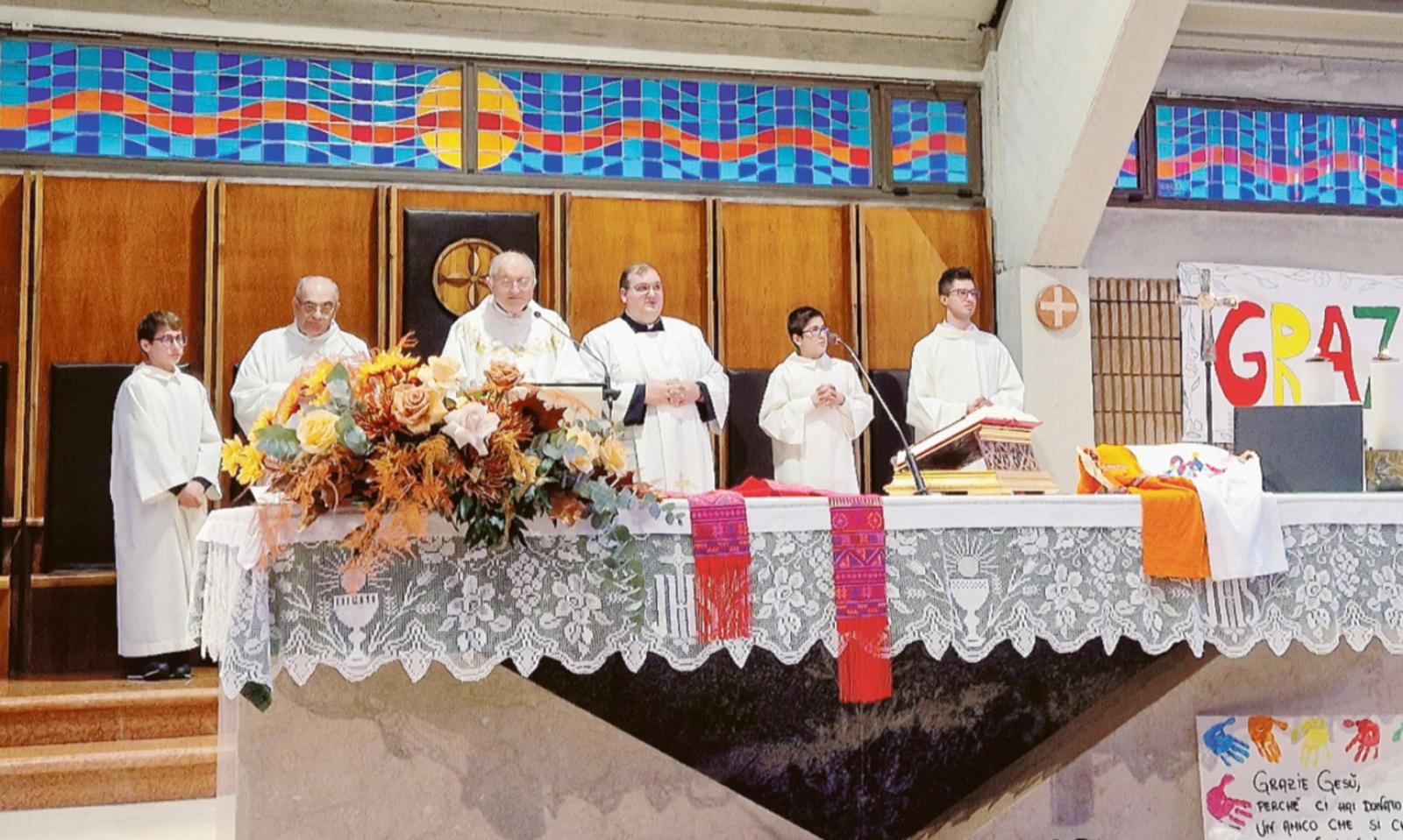 La comunit&agrave; saluta Don Lino Mazzocco